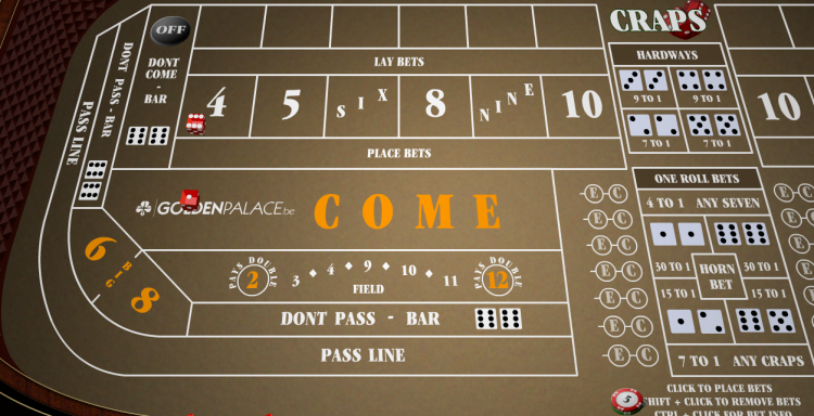 Pass Line Bet bij Craps