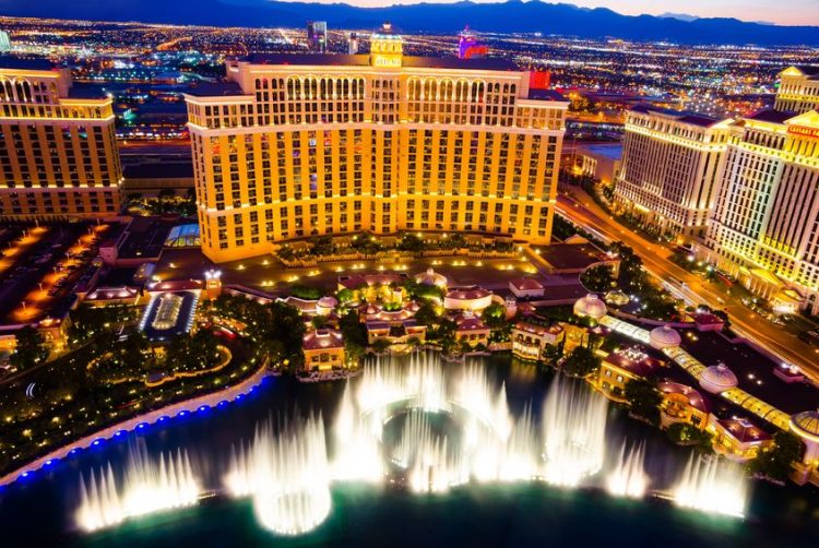 uitzicht fonteinen las vegas