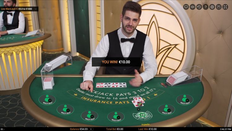 Pragmatic Play Live Casino Blackjack Gameplay
