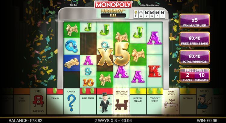 Monopoly Megaways online gokkast Free Spins