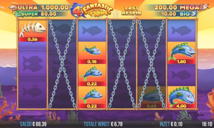 4ThePlayer - 4 Fantastic Fish Respin Bonus