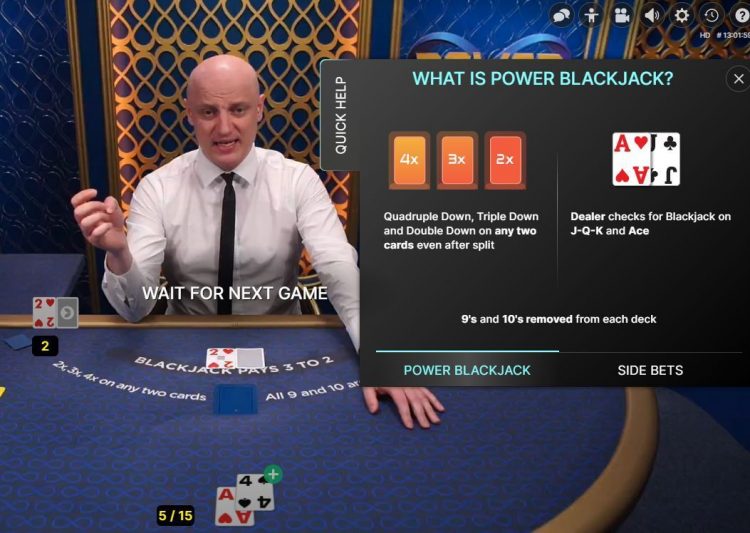 Power Blackjack Evolution Uitleg