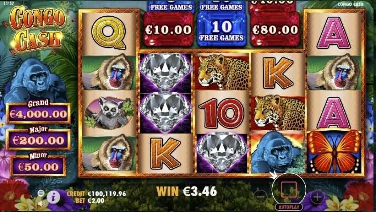 Congo Cash gokkast gameplay