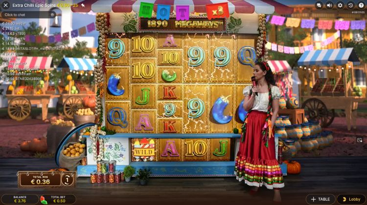 Live Slot Extra Chilli Epic Spins Gameplay