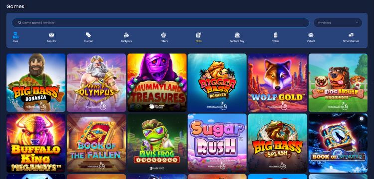 Boomerang Casino Spelaanbod