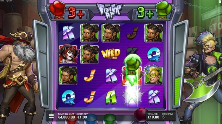 Fighter Pit Showndown Free Spins