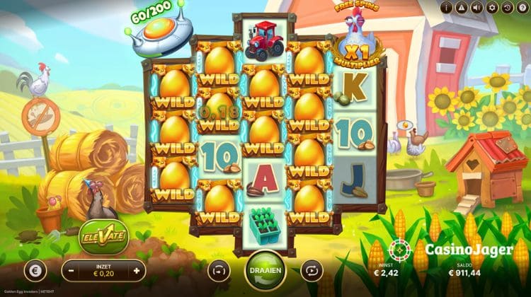 Golden Egg Invaders Egg Wilds