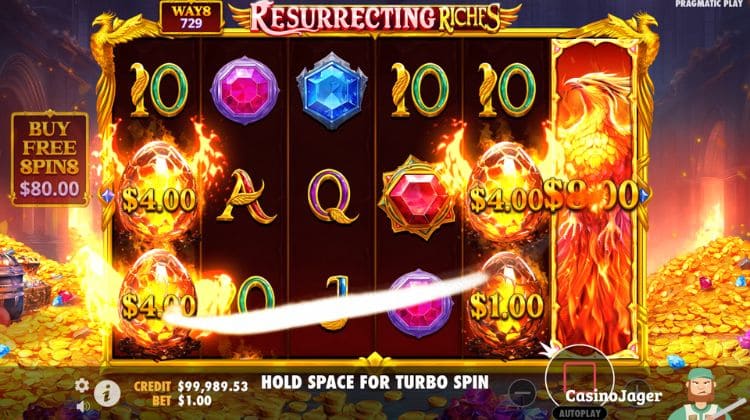 Resurrecting Riches Free Spins Bonus